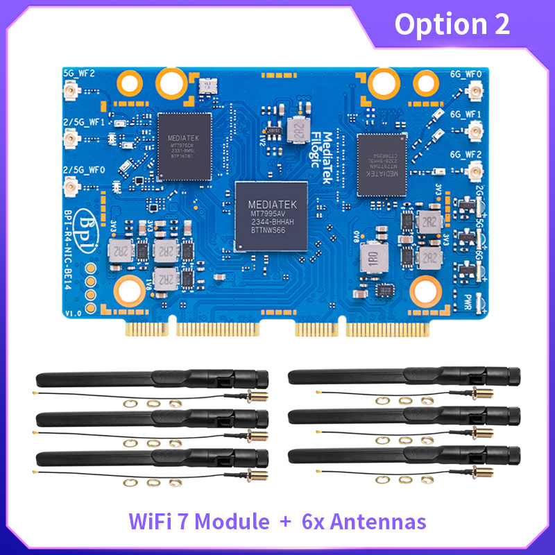 Module WiFi 7 BPI-R4-NIC-BE14  - Bananapi Bpi R4 Wifi 7 avis et prix